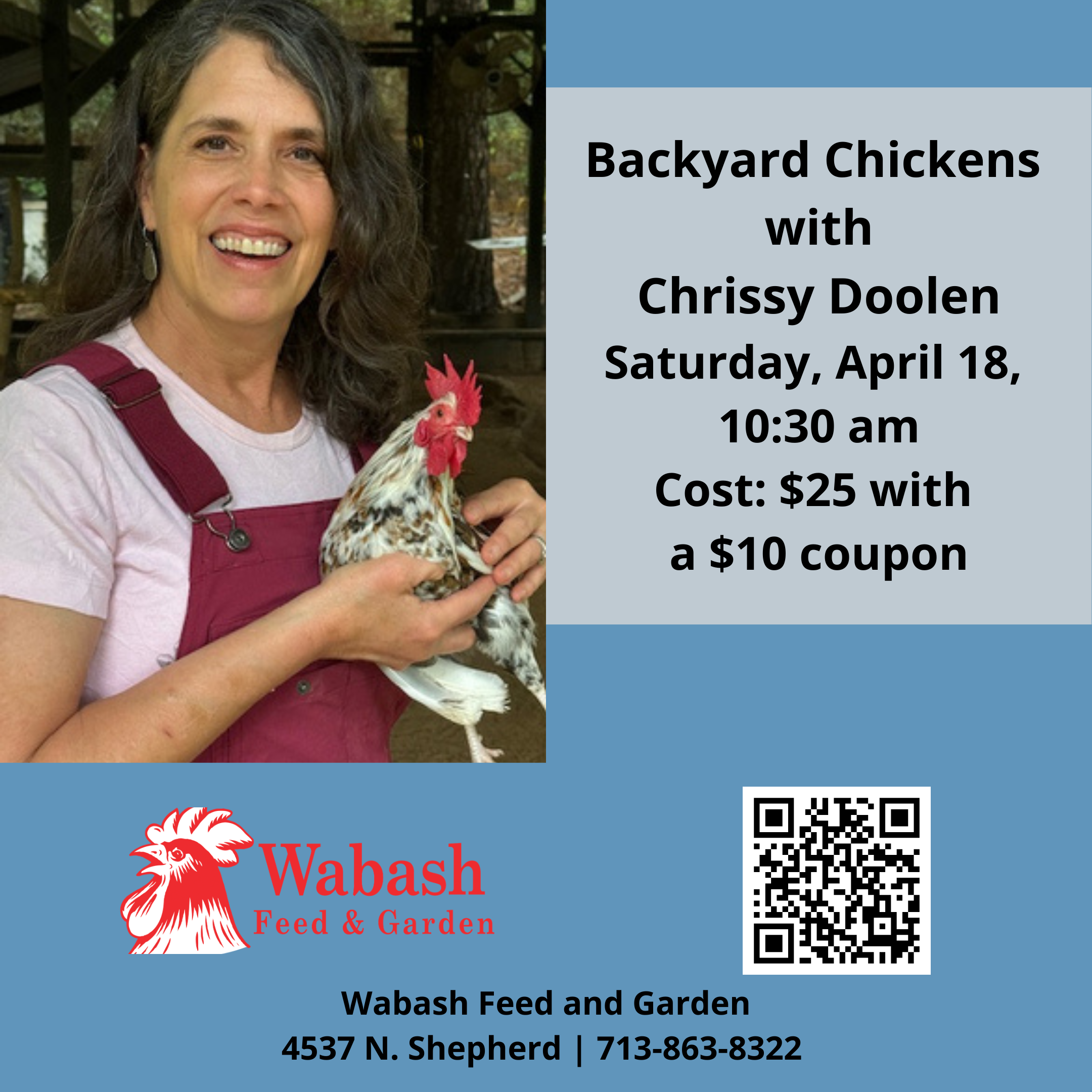 Backyard chickens 4 18 26