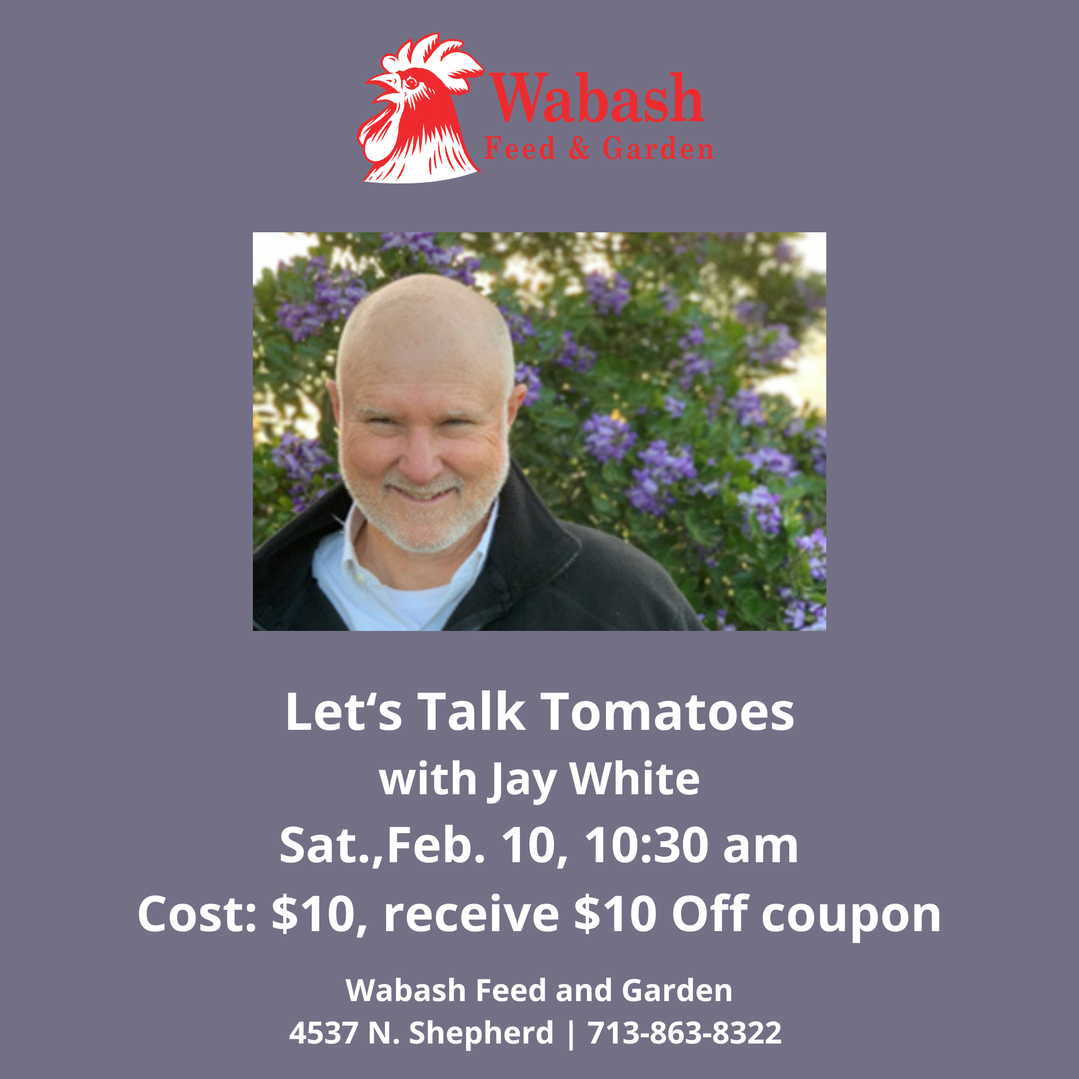 Lets Talk Tomatoes with Jay White